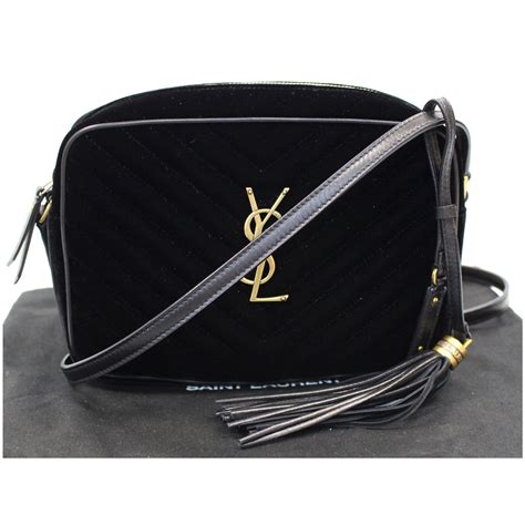 ysl black purse crossbody|ysl crossbody with tassel.